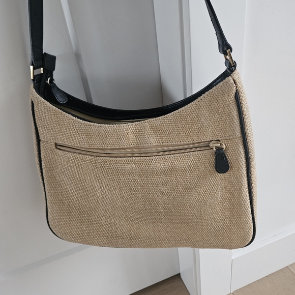 Vintage Etienne Aigner Black and Tan Shoulder Bag - Picture 6 of 6